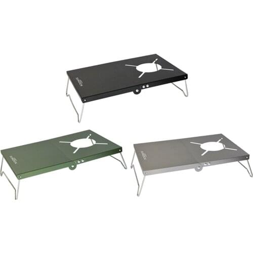 Folding Stove Table Portable Camping Stove Stand Bracket Holder