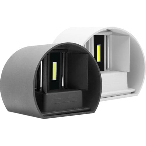 DONWEI 12W lampada LED Aluminium wall light rail project Round LED wall lamp bedside room bedroom wall lamps arts