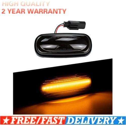 LED Dynamic Sweep Side Marker Lamp Repeater Indicator Light for Discovery 2 99-04 Freelander Defender XGB000030 Turn Signal
