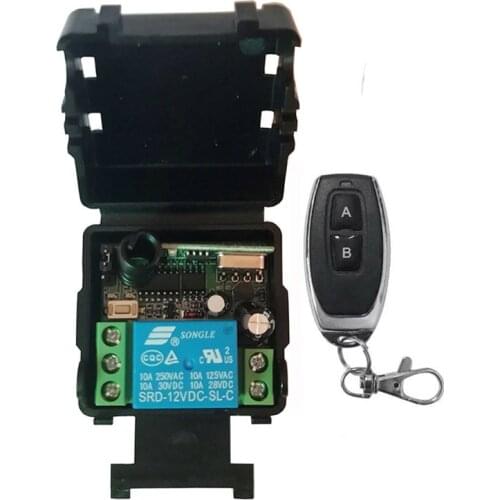 433Mhz Universal Wireless Remote Control Switch DC 12V 1CH Relay Receiver Module RF Transmitter 433 Mhz Remote Controls