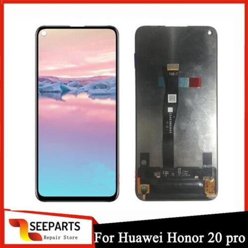 New For Huawei Honor 20 Pro LCD YAL-AL10 Display Screen Touch Panel Digitizer Replacement For Huawei Honor 20 Display 20 Pro LCD