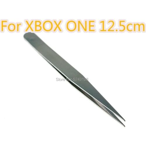 10pcs FOR XBOX ONE Tweezers Anti-static Hand Tool Clear Clip Tool 12.5cm straight tweezers 12.5cm elbow tweezers