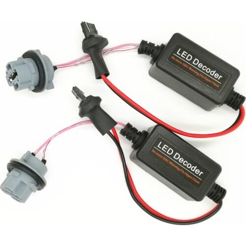 2 PCS 7440 W21W T20 Canbus Error Free Resistor LED Decoder Warning Error Canceller For LED Turn Signal Bulb(6.8)