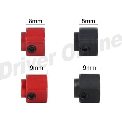 4pcs TRX-4 Wheel Hub 12mm Metal Hex Adapter Widen 8mm 9mm for 1/10 RC Crawler Car Traxxas TRX4 Wide Body Upgrade Parts