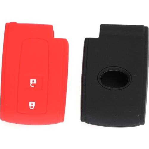 Bilchave 2 Buttons For TOYOTA Prius Crown Silicone Rubber Remote Car Key Fob Cover Case Key Car Styling