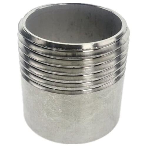 BSP Male Equal Straight Welding Nipple Joint Pipe Connection 304 Stainless Steel connector Fittings