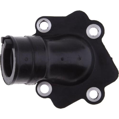 Black Intake Manifold Joint Carb Carburetor Boot For Yamaha-Neos 50 2-Stroke