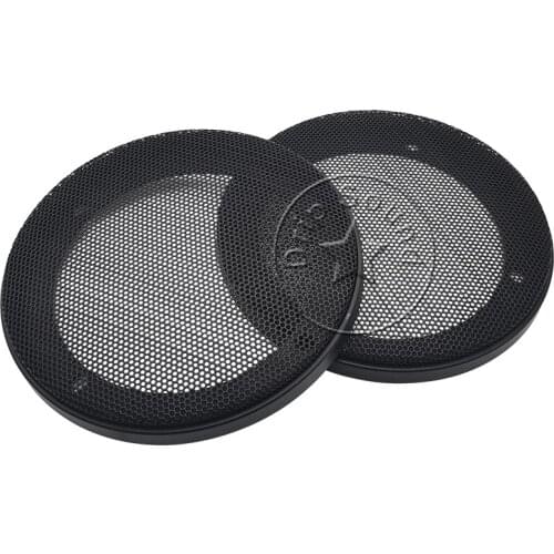 For 4" inch Audio Speaker Conversion Net Cover Subwoofer Decorative Circle Metal Mesh Grille 139mm #Black