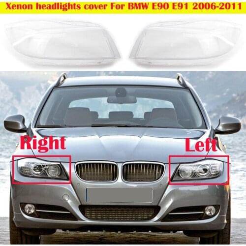 For BMW 3 Series E90 E91 Xenon headlights cover lens Car front Headlight glass headlamps transparent lampshade 2006-2011