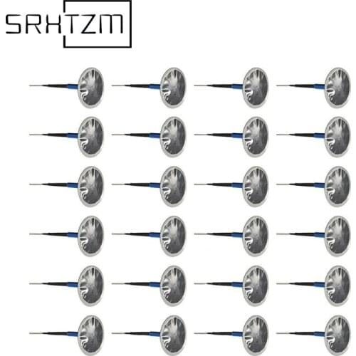 24Pcs 4mm 6mm Car Truck Tyre Puncture Repair Tubeless Wired Mushroom Plug Patch Kit 6mm