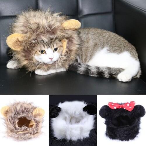 Lovely pet dog cat wig grooming doggy fashion cute hat puppy caps pet dog cat accessories 3 styles 1pcs