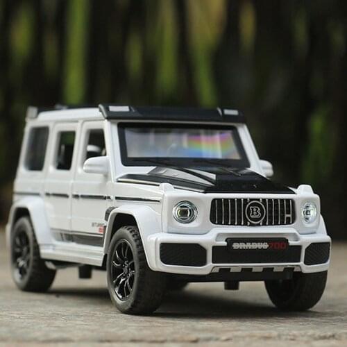 1:32 New High Simulation G700 G65 SUV Diecast Metal Toy Car Model Vehicle Sound Light Pull Back Car Kids Toys Gifts Collection