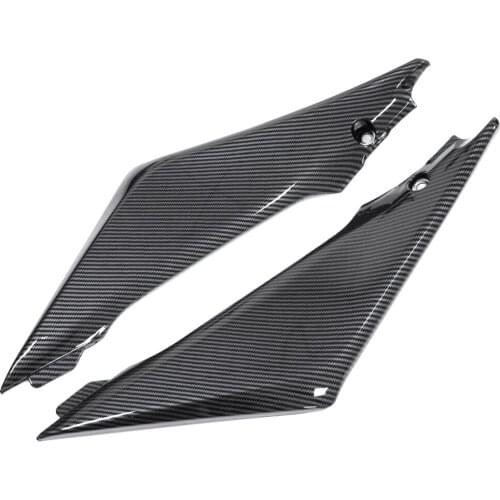 Pair Carbon Fiber Motorcycle Fuel Gas Tank Side Cover Fairing For Suzuki GSX-R 1000 2005-2006