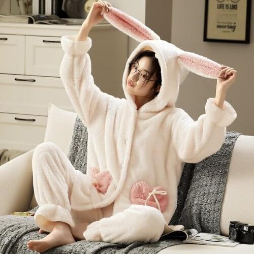 PIGIAMA Women's Pajamas With A Hood