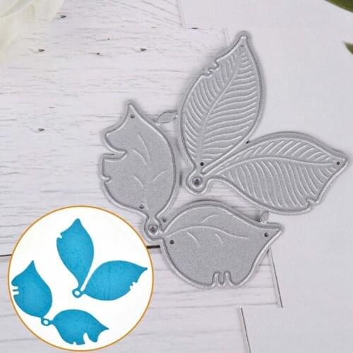 Two Leaves Paper Craft Carbon Steel Develop Intelligence DIY Embossed Metal Cutting Dies Dies Scrapbooking new 2018