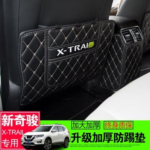 Central armrest box kick-proof pad, seat back kick-proof protective pad For Nissan X-Trail 2014 -2018 2019 2020 Car-covers