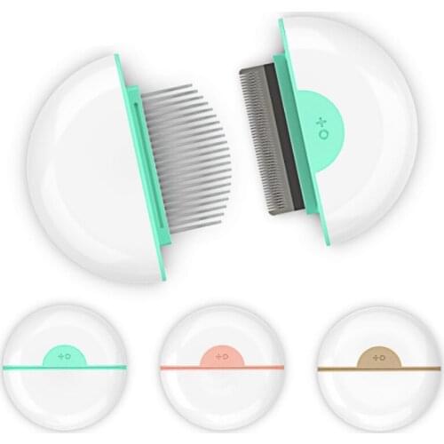 Pet Comb Self Cleaning Brush Professional Grooming Brush for Dogs Cats Quick Clean Short Medium Hair Removal Accessories