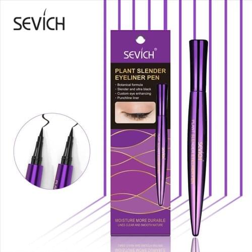 Sevich Slender Black Long Lasting Liquid Eye Liner Pencil Waterproof Eyeliner Smudge-Proof Cosmetic Beauty Makeup