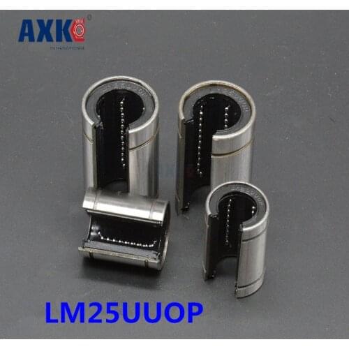 2021 New Rolamentos Ball Bearing Lm25uuop Bearing 25mm Linear Motion Ball Bush Bushing For Guide Rod Round Shaft Nanjing Parts