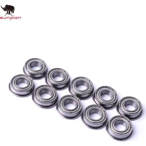 SUNPION 3d printer accessories 10pcs/lot F688ZZ FlangedDeep Groove Ball Bearings 8x 16 x 5mm for 3D printer