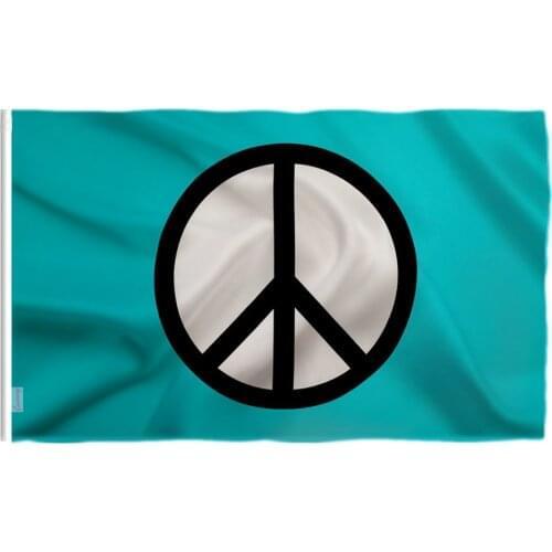Wholesale 10pcs Universal peace flag 90*150cm blue flag Flag 3'x5' Banner Brass Grommets world peace flag