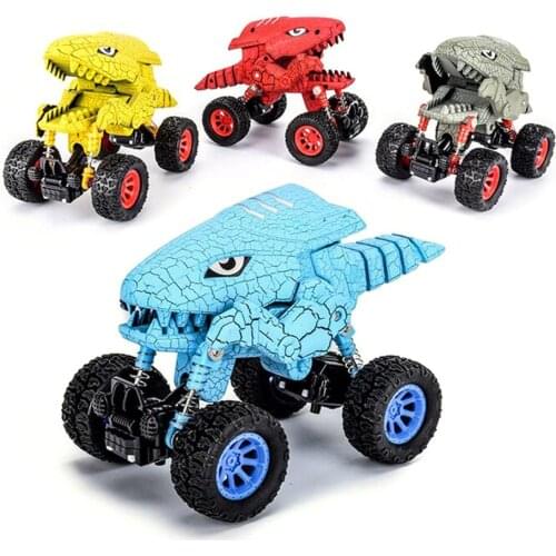 1 PC Kids Toy Dinosaur Monsters Truck Pull Back Car Model Toy Children Educational Toy Kids Birthday toys Gift Toys For children
