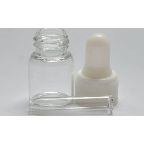 100set Small Perfume Sample 2ml Bottles Glass Dropper Vial Clear Mini Essential Oil Bottle