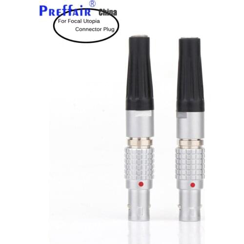Preffair 2pcs Gold Plated Male headphone Pin for DIY Focal Utopia Cable Connectors ADAPRER