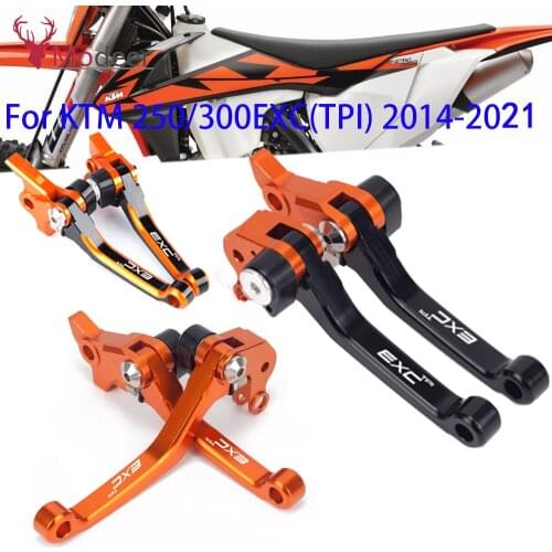 250 300 EXC TPI 2020 2021 CNC Motorcycle DirtBike Motocross Pivot Brake Clutch Levers For KTM 250EXC TPI 300EXC TPI EXC