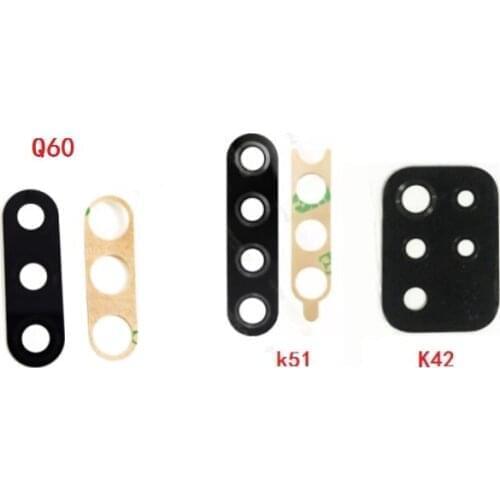 50Pcs For LG V60 Q60 Q730 K40 K41 K51 K61 K41S K51S K61S K50 K62 Plus Back Main Camera Lens Glass Cover With Adhesive Sticker