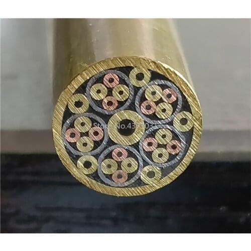 8mm Mosaic pin Rivets for knife handle screw brass Mosaics Rivets nail steel tube More design exquisite style length 9cm #P10