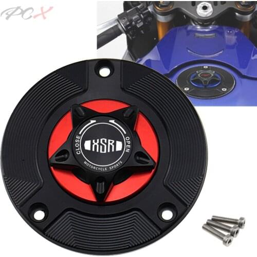 NC Aluminum Keyless Motorcycle Accessories Fuel Gas Tank Cap Cover for YAMAHA XSR900 XSR700 XSR300 XSR250 2016 2017 2018