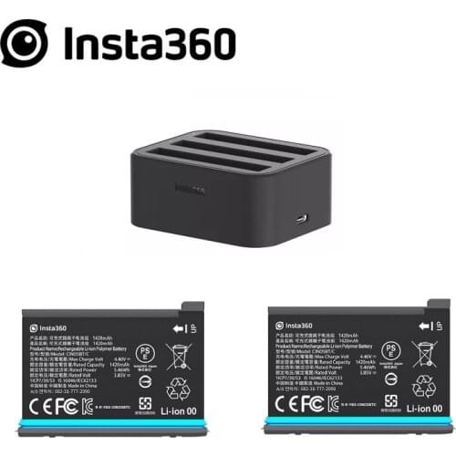 Insta360 ONE X2 1630mAh 1420mAh Battery/Fast Charge Hub For Insta 360 ONEX2 Original Accessories