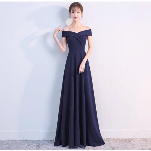 Black No Shoulder Evening Dresses Chinoise Fashion Party Gown Qi Pao Women Chinese Dress Cheongsam Modern Oriental Style Qipao