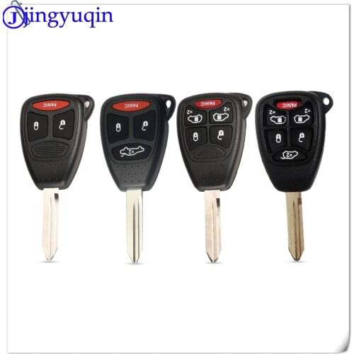 Jingyuqin 3/4/5 B Remote For Chrysler 300 Aspen For Dodge Dakota Durango For Jeep Grand Cherokee Commander Car Key Shell Cover