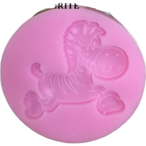 Beautiful Horse Sharp 3D Silicone Cake Fondant Mould Tools Cookware Cake Decorating Fondant Mold D106