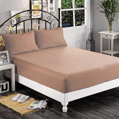 Bed sheets Big size Combed Cotton Coffee Bed Linen Home Bed Cover Bed Sheet Set Incase Bedroom Sets
