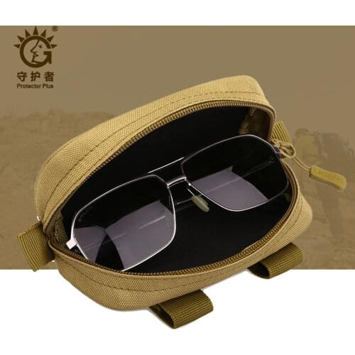 Tactical Glasses Bag Multi-functional Camouflage Glasses Case Outdoor Cycling Molle Small Clutch bag Waterproof outdoor bag