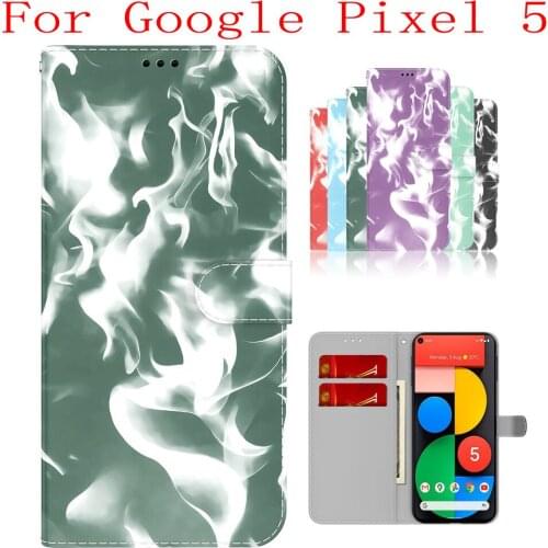 Sunjolly Case for Google Pixel 5 Wallet Stand Flip PU Phone Case Cover coque capa Google Pixel 5 Case Google Pixel 5 Cover