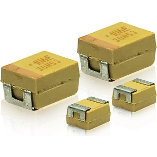 10UF 10% 25V SMD Tantalum Capacitors 1210 2.5 Ohm TAJB106K025RNJ in Stock