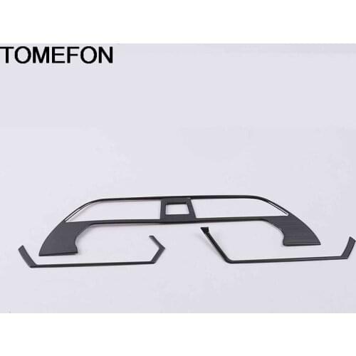 TOMEFON For Nissan Altima Teana 2019 Front Console Dashboard Left Right AC Air Vent Outlet Cover Trim InteriorAccessories ABS SS