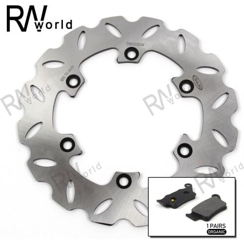 Motorcycle 1 Set CNC Rear Brake Discs Rotors & Brake Pads For YAMAHA TTR 600 1998 1999 200 2001 2002 TTR600 TTR-600 98-02 New
