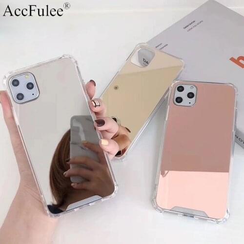 Mirror TPU Case For Samsung S8 S9 Plus S10e S20 Ultra Shockproof Fundas 4 Corner Cover For Galaxy Note 8 9 10 Pro 20 Cases