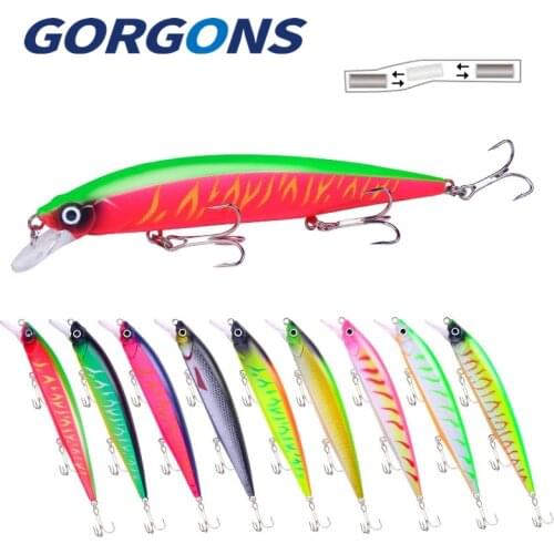 1pc Gorgons Fishing Lure Long Distant Floating Minnow 14cm 18g Hard Bait Crankbait Wobblers Artificial Jerkbait Fishing Tackle