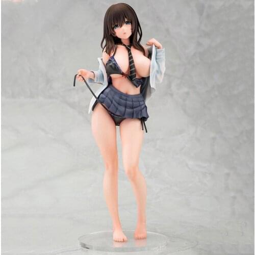 26cm 1/6 Scale Japan Anime DAIKI Mataro Wet JK Kuromine Aya PVC Action Figure Toy Adult Game Statue Collection Model Doll Gifts