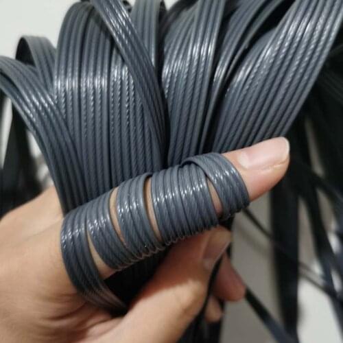 8mm 500g Grey PE Flat Synthetic Rattan Material DIY Handmade Weaving Plastic Cane Repair Chair Table Sofa Basket Furniture Decor