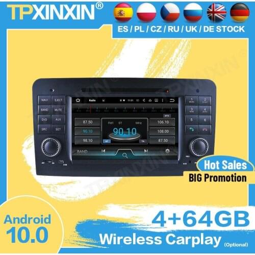 Carplay Car Bluetooth Stereo Android For Benz ML W164 GL X164 2005 2006 2007 2008 2009 2010 2011 2012 GPS Player Audio Head Unit