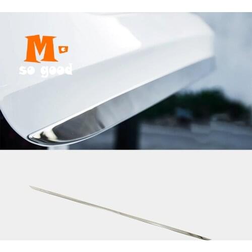 Stainless steel decor Car Rear Back Trunk Tailgate Door Trim Cover Exterior Accessories for Toyota Highlander kluger 2021 2022