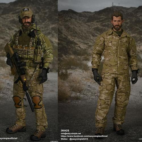 1/6 26042S EASY&SIMPLE ES USA Army Special Forces Sniper Arid Version 12'' Full Set Action Figure