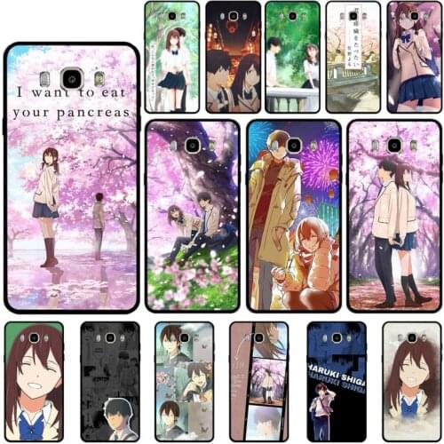 FHNBLJ I Want to Eat Your Pancreas Phone Case for Samsung J4 6 7 2 5 8plus prime core 2017 2018 pro